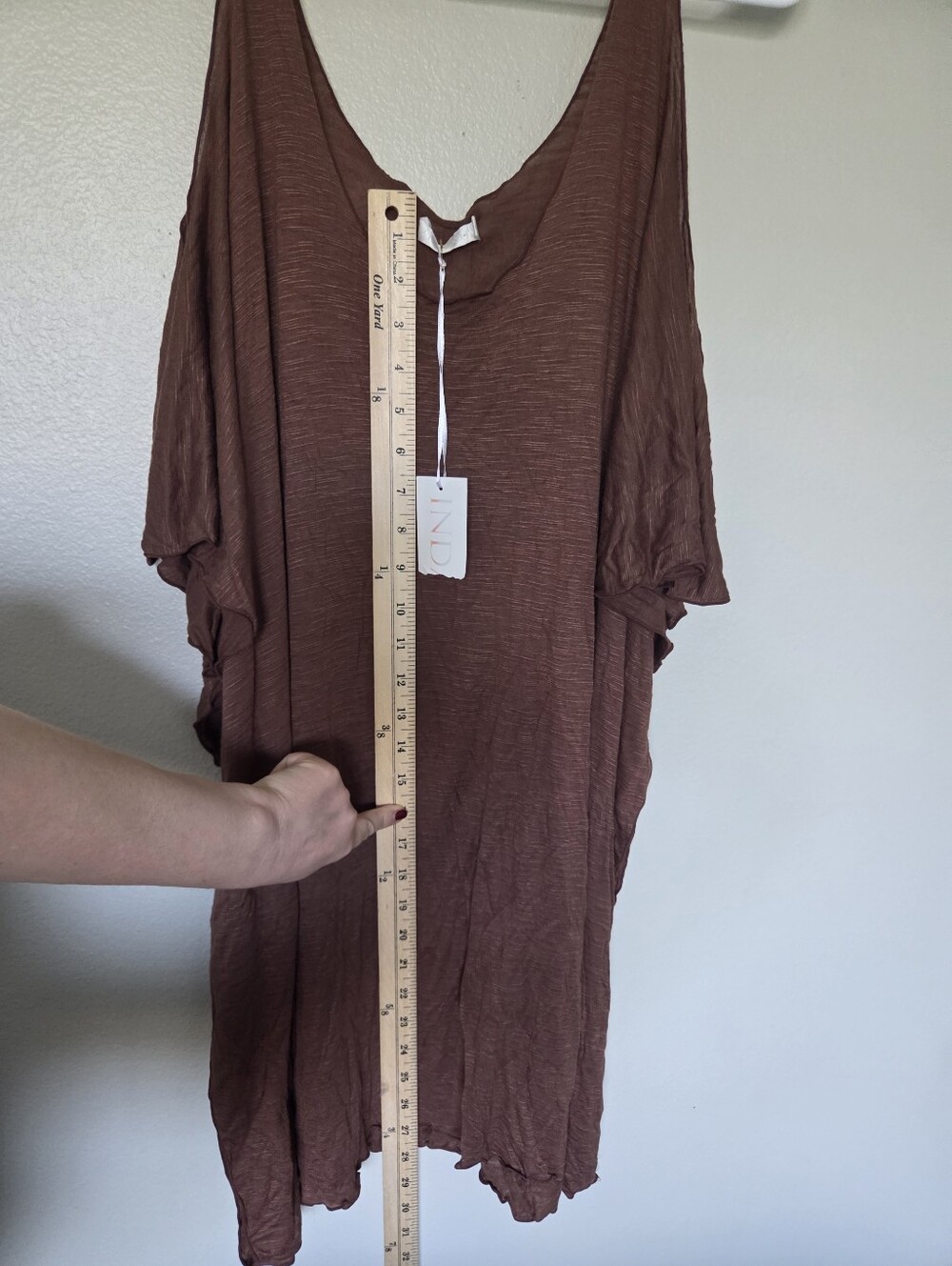 NWT Indah Yang Chocolate Color Dress - Picture 9 of 10